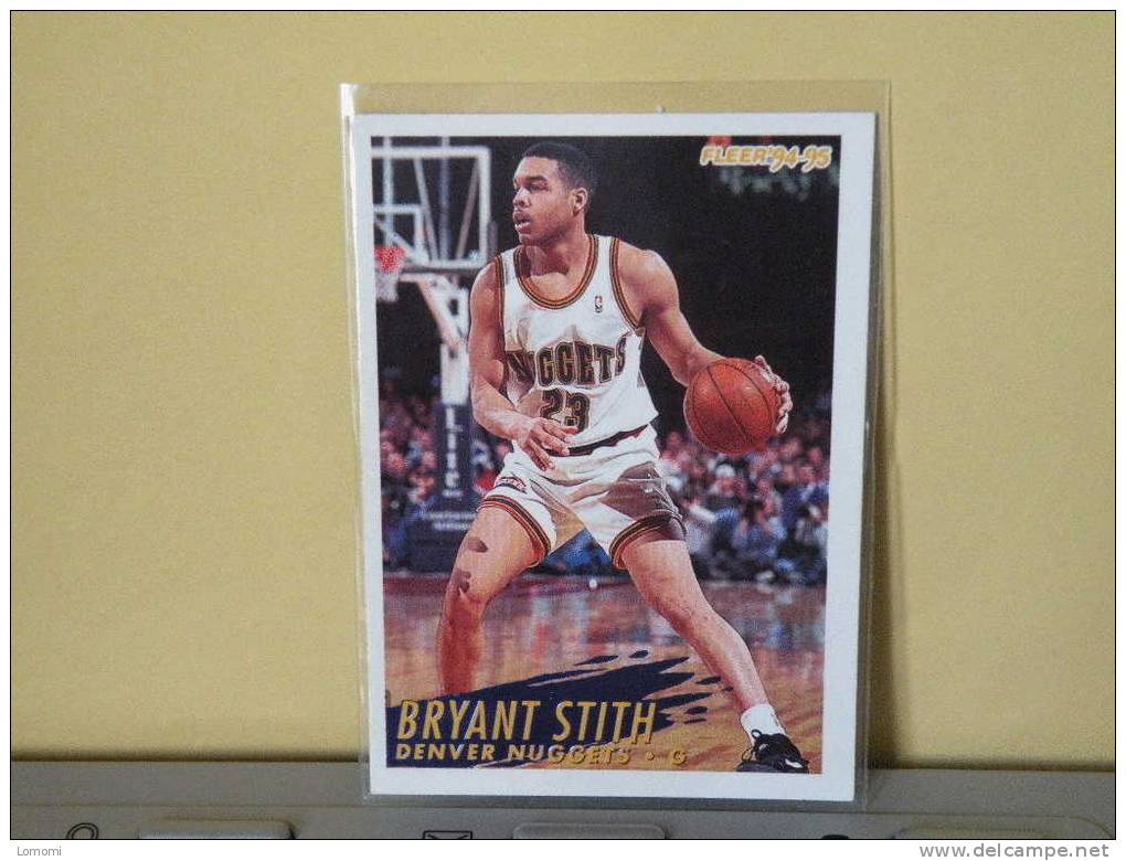 DENVER NUGGETS, 94/95- Carte  Basketball - Briant STITH - N.B.A . N° 61. 2 Scan - Denver Nuggets