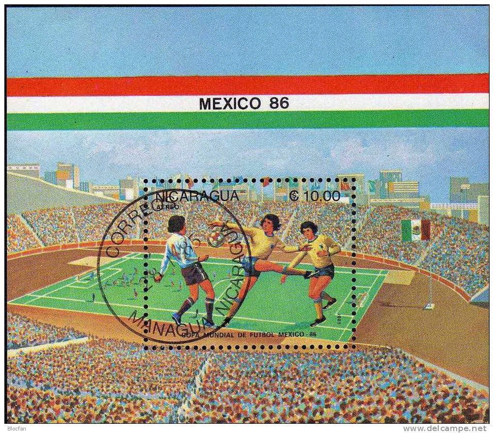 Fussball Spiele Mexiko Nicaragua 2560+ Block 162 O 3€ - Unclassified