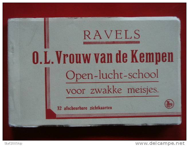 RAVELS-O.L.Vrouw V/d Kempen-Open Lucht School Voor Zwakke Meisjes-32 Zichtkaarten - Ravels