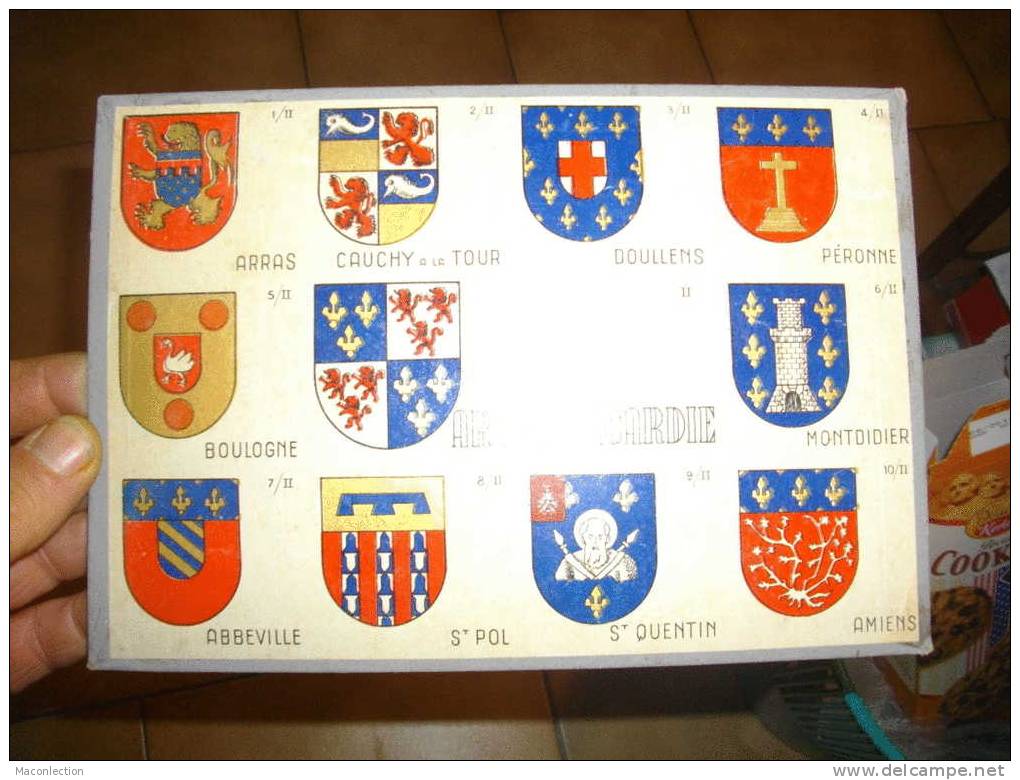 Armoirie Blason ARTOIS PICARDIE ARRAS CAUCHY La TOUR DOULLENS PERONNE BOULOGNE MONTDIDER AMIENS St QUENTIN POL ABBEVILLE - Picardie - Nord-Pas-de-Calais