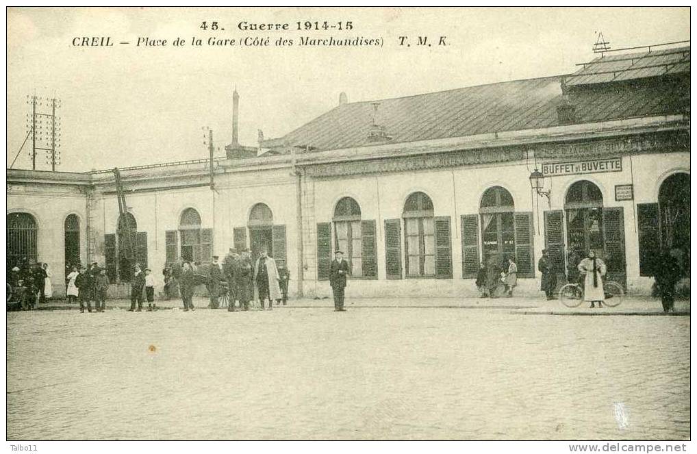 CREIL -  Place D Ela Gare (coté Marchandises) - Creil