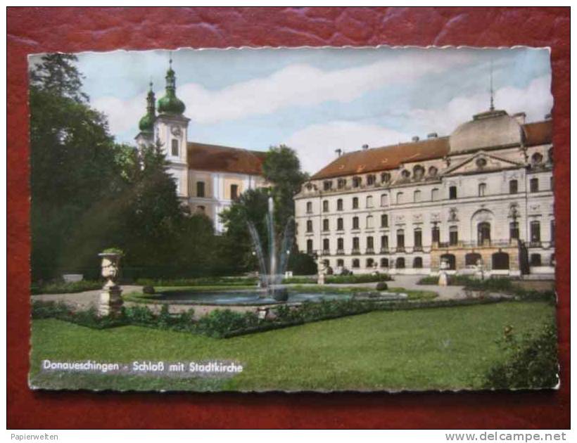 Donaueschingen - Schloss Stadtkirche - Donaueschingen