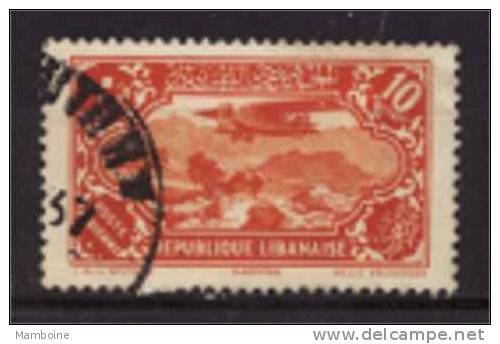 Grand Liban  1930  Aerien  N° 44 Oblitere - Airmail