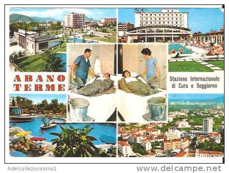 33417)cartolina Illustratoria Località Di Abano Terme - Pordenone