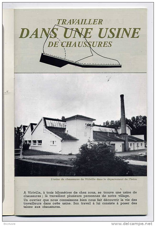 BT 905 Travailler Dans Une USINE De Chaussures VIRILLE Isere Taylorisme - Ferme GAUTHIER JURA Les Moussieres ? - Rhône-Alpes