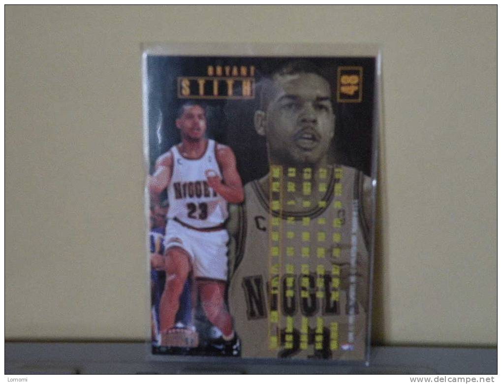 DENVER NUGGETS, 95/96- Carte  Basketball - Bryant STITH - N.B.A . N° 48. 2 Scan - Denver Nuggets