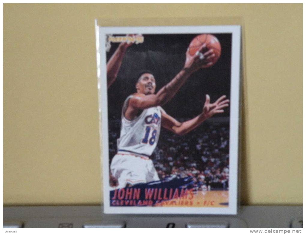 CLEVELAND CAVALIERS, 94/95- Carte  Basketball - John Williams - N.B.A . N° 46. 2 Scan - 1990-1999