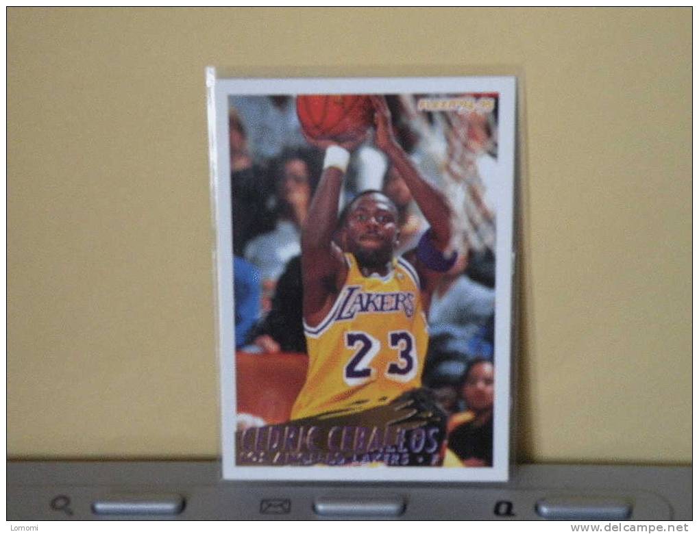 LOS ANGELES Lakers, 94/95- Carte  Basketball - Cédric CEBALLOS - N.B.A . N° 111. 2 Scan - Los Angeles Lakers