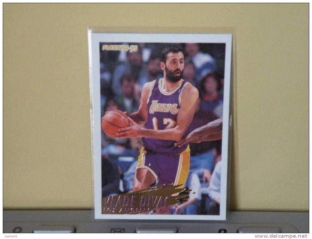 LOS ANGELES Lakers, 94/95- Carte  Basketball - Vlde DIVAC - N.B.A . N° 112. 2 Scan - Los Angeles Lakers