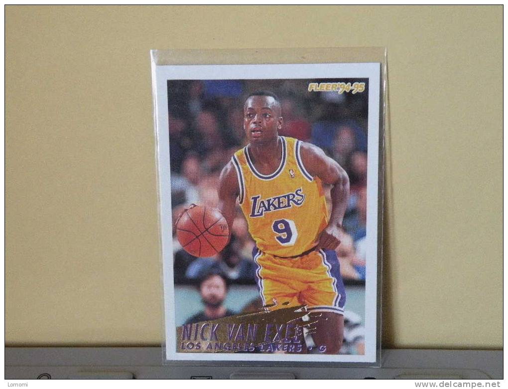 LOS ANGELES Lakers, 94/95- Carte  Basketball - NICK VAN EXEL - N.B.A . N° 118. 2 Scan - Los Angeles Lakers