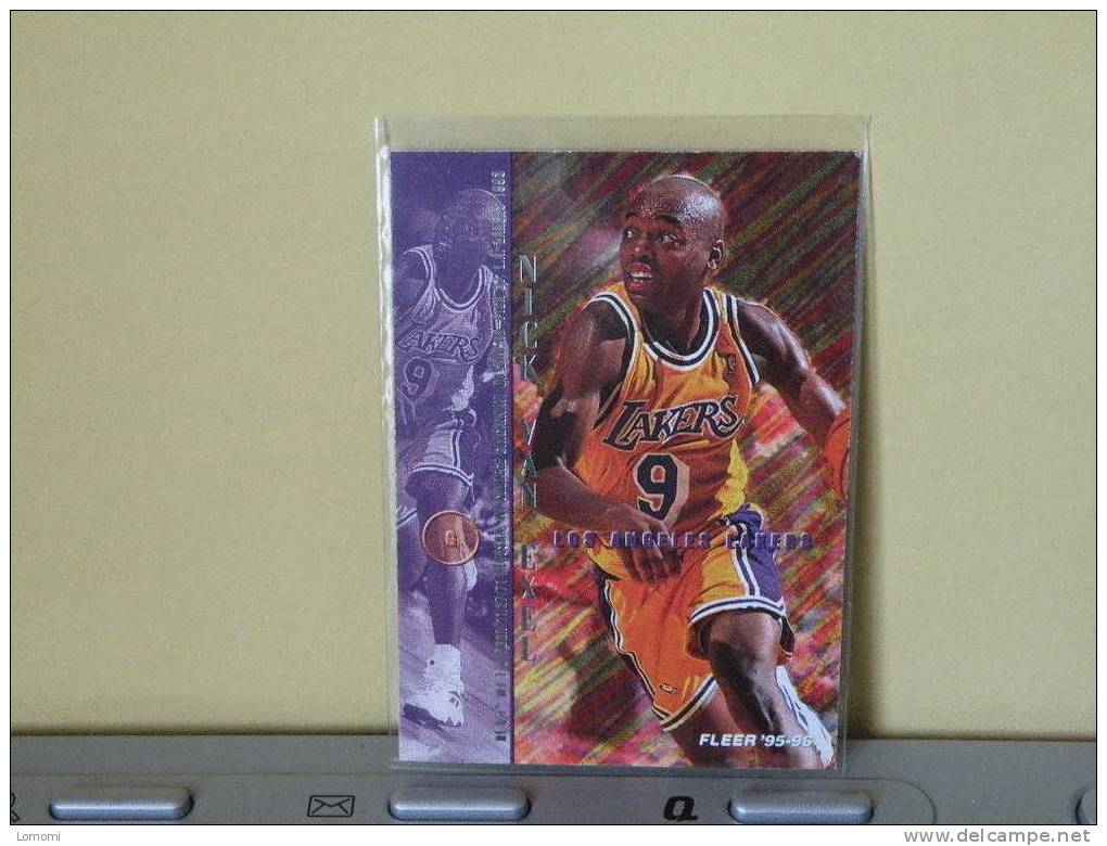 LOS ANGELES Lakers, 95/96- Carte  Basketball - Nick VAN EXEL - N.B.A . N° 92. 2 Scan - Los Angeles Lakers