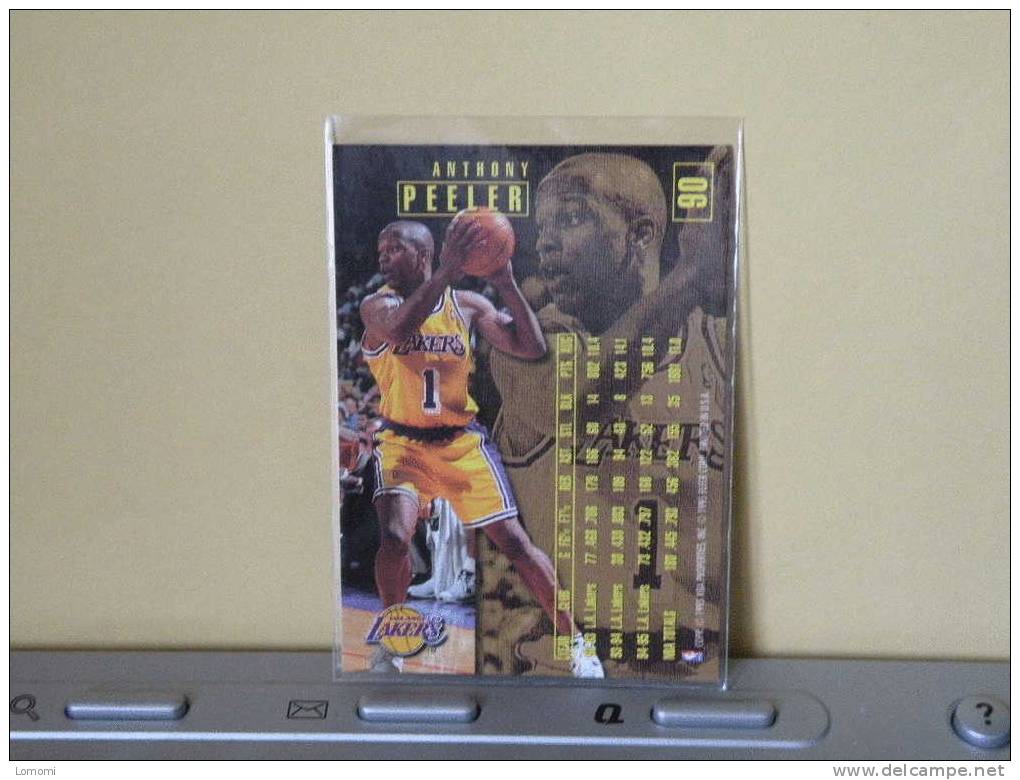 LOS ANGELES Lakers, 94/96- Carte  Basketball - Anthony PEELER - N.B.A . N° 90. 2 Scan - Los Angeles Lakers