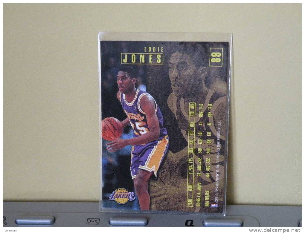 LOS ANGELES Lakers, 95/96- Carte  Basketball - EDDIE JONES - N.B.A .n°89. 2 Scan - Los Angeles Lakers