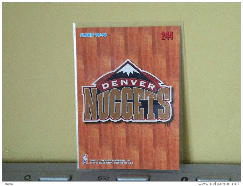 Carte  Basketball -   - N.B.A . USA . N° 244 - Denver Nuggets