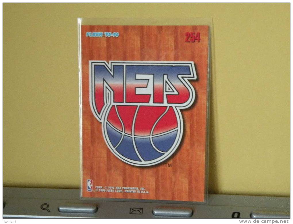 Carte  Basketball - NETS  - N.B.A . USA . N° 254 - New Jersey Nets