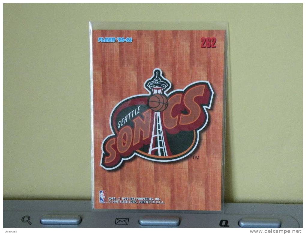 Carte  Basketball -    - N.B.A . USA . N° 262 - Seattle Supersonics