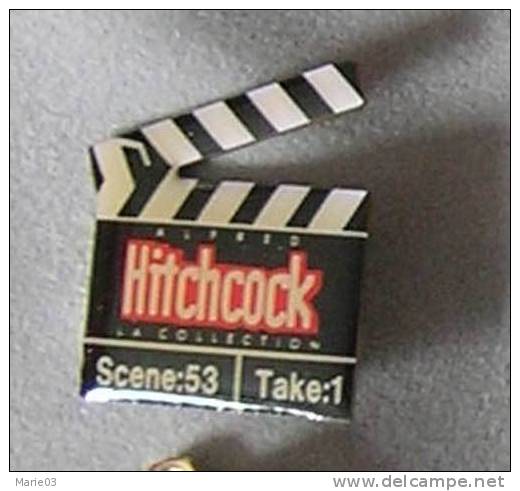 Pin's  Clap De Cinéma - Hitchcock - Films