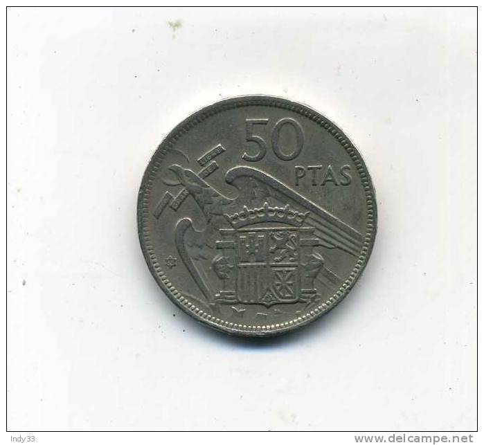 - MONNAIE ESPAGNE 1949... 50 PESETAS 1957 - 50 Pesetas