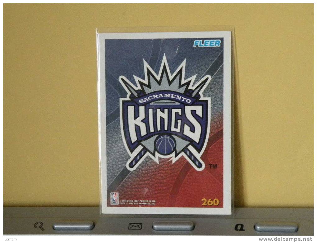 Sacramento Kings - *Carte Basketball - N.B.A . USA . n° 260