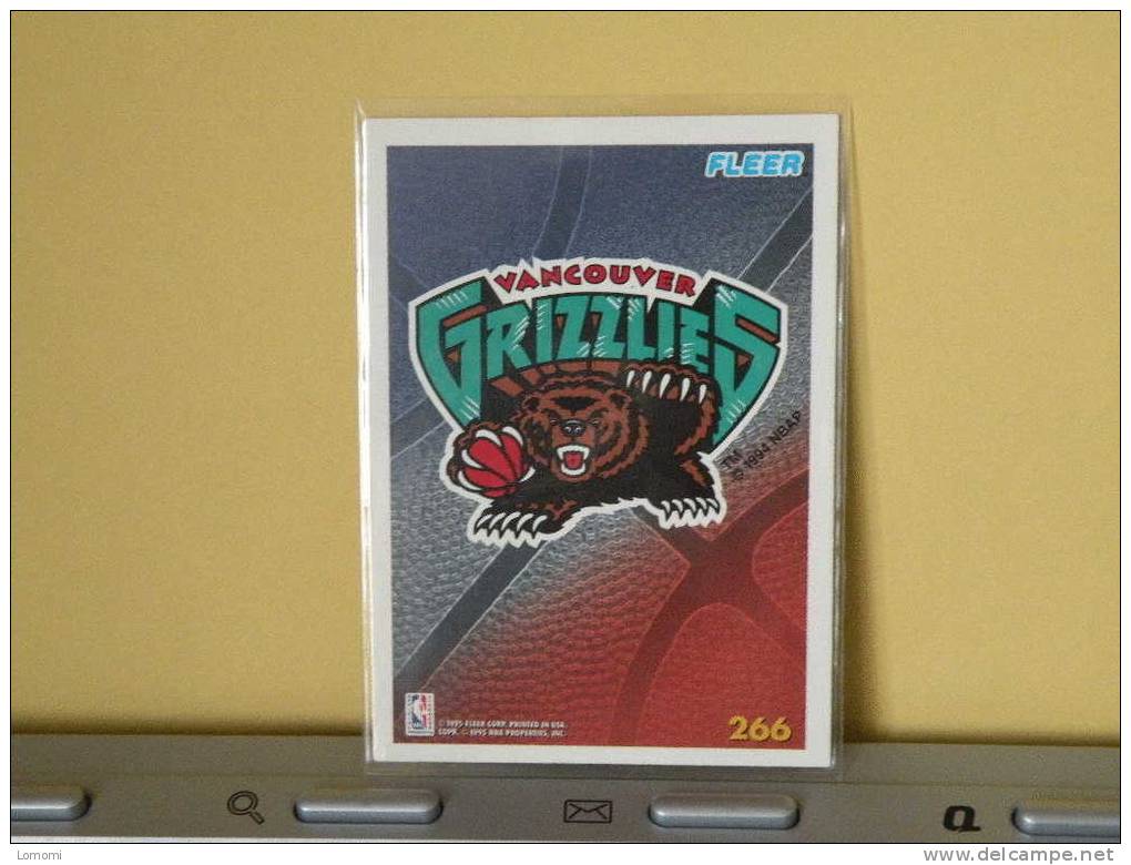 Carte  Basketball -   - N.B.A . USA . N° 266 - Vancouver Grizzlies