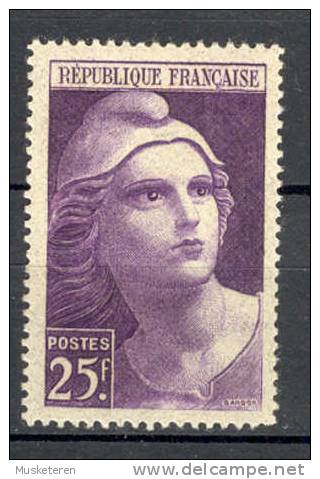 France 1945 Mi. 704  25 Fr Marianne Grossformat Big Issue MNH** - 1945-54 Marianne De Gandon