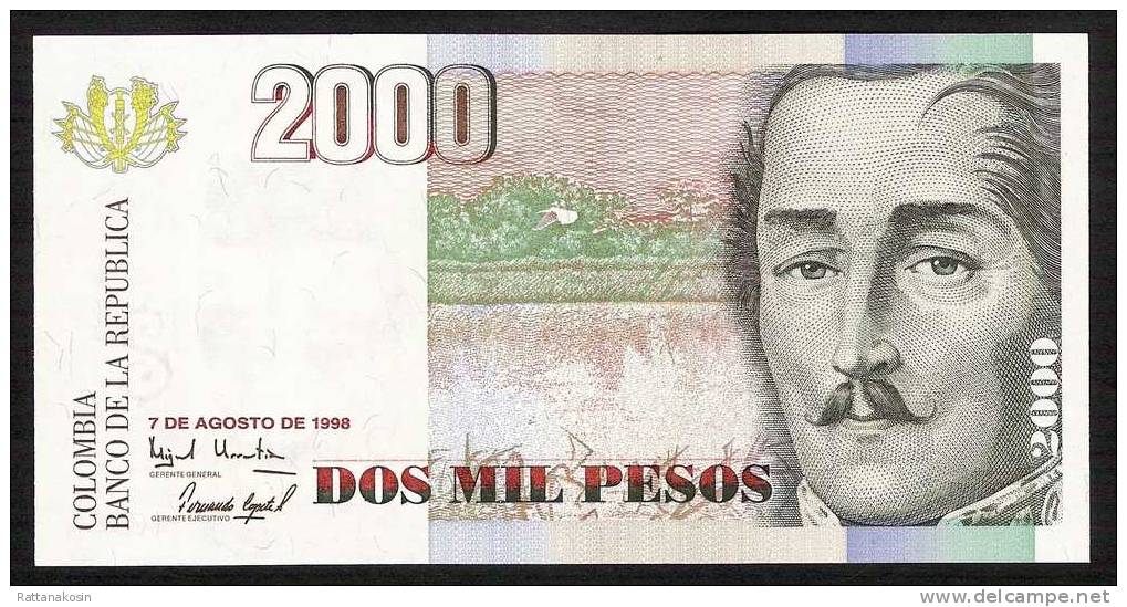 COLOMBIA P445d     2000   PESOS   7.8.1998    UNC. - Colombia