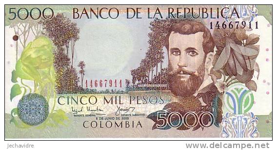 COLOMBIE   5 000 Pesos  Daté Du 06-06-2003   Pick 452a    ***** BILLET  NEUF ***** - Colombie