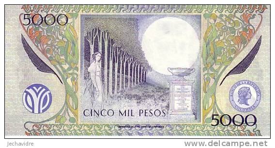 COLOMBIE   5 000 Pesos  Daté Du 06-06-2003   Pick 452a    ***** BILLET  NEUF ***** - Colombie