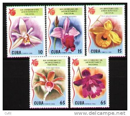 CUBA 1998 - FLEURS - ORCHIDÉES (5) - Neufs