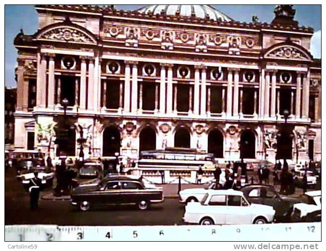 FRANCE PARIS OPERA TEATRO AUTO CAR VB1971  CD6517 - Trasporto Pubblico Stradale