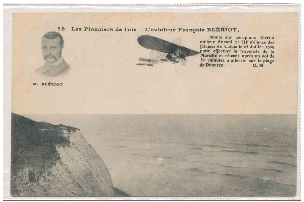 LES PIONNIERS DE L´AIR L´AVIATEUR FRANCAIS BLERIOT - Airmen, Fliers