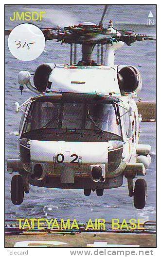 Telefonkarte Japan  - Hubschrauber (315) Télécarte Japon Hélicoptère * HELICOPTER - CHOPPER - HELICÓPTERO - Elicottero - Airplanes