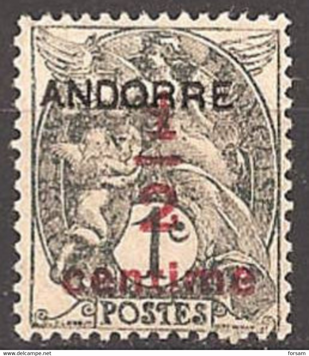 ANDORRA..1931..Michel # 1...MH. - Unused Stamps
