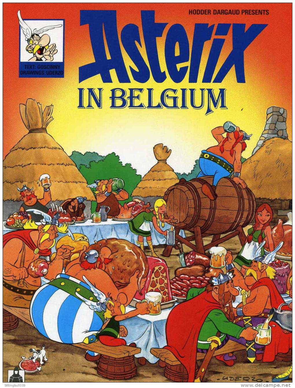 ASTERIX. ALBUM EN ANGLAIS (UK). ASTERIX IN BELGIUM. 1988. ED KNIGHT BOOKS. - Astérix