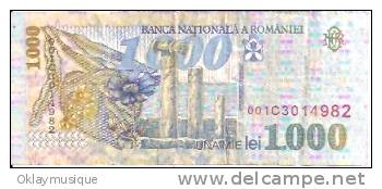 Roumanie 1000  Lei 1994 - Roumanie