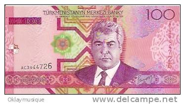 Turkmenistan 100 Manat - Turkmenistán