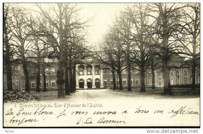 Gembloux - Cour D'Honneur De L'Institut ( Voir Verso ) -1911 - Gembloux