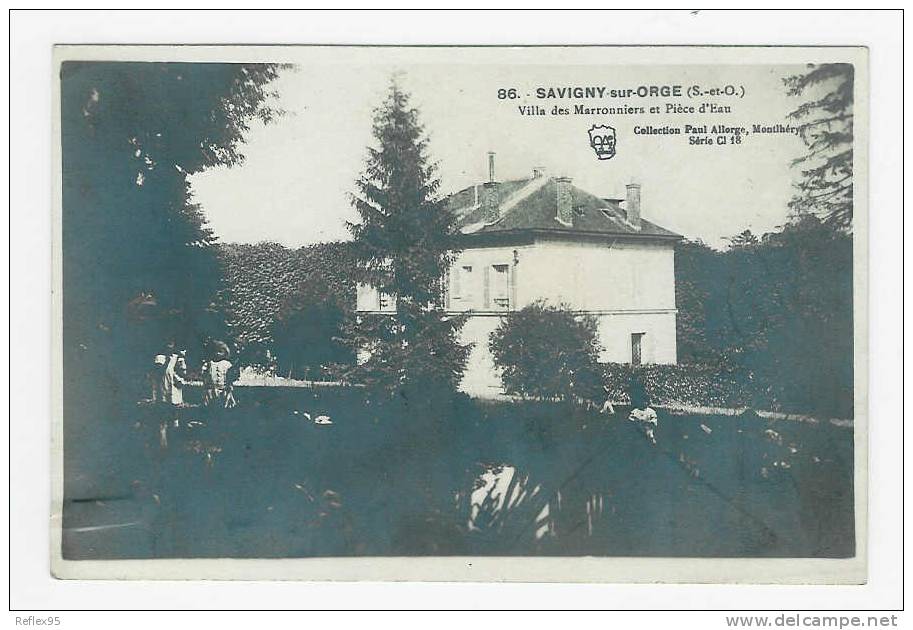 SAVIGNY SUR ORGE - Villa Des Marronniers Et Pièce D'eau - Savigny Sur Orge