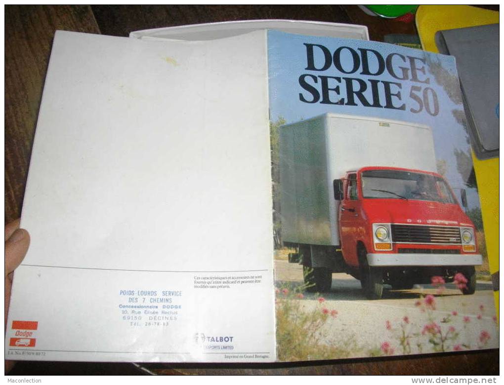 Camion Truck LKW Dodge Serie 50.............22 Pages .1980 - Camions