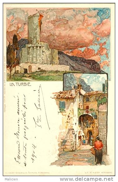 ALPES MARITIMES-ref No 06912-la Turbie -alpes Maritimes -illustrateur Manuel Wielandt - Carte Bon Etat - - Wielandt, Manuel