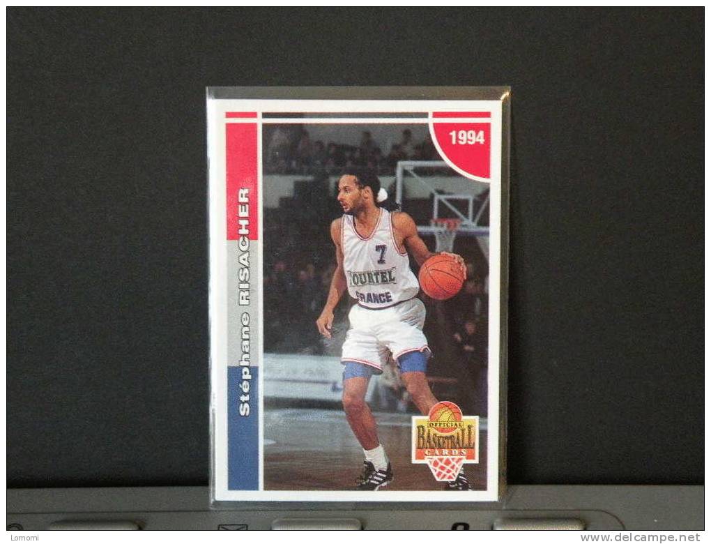 Carte  Basketball  1994 -  Equipe De France -  Stéphane RISACHER  - N° 170 - Habillement, Souvenirs & Autres