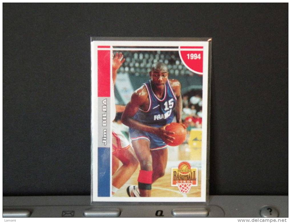 Carte  Basketball  1994 -  Equipe De France -  Jim BILBA  - N° 160 - Habillement, Souvenirs & Autres