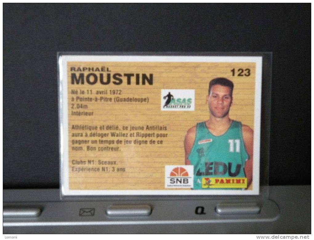 Carte  Basketball  1994 -  Sceaux -  Raphaël MOUSTIN  - N° 123 - 2scan - Habillement, Souvenirs & Autres