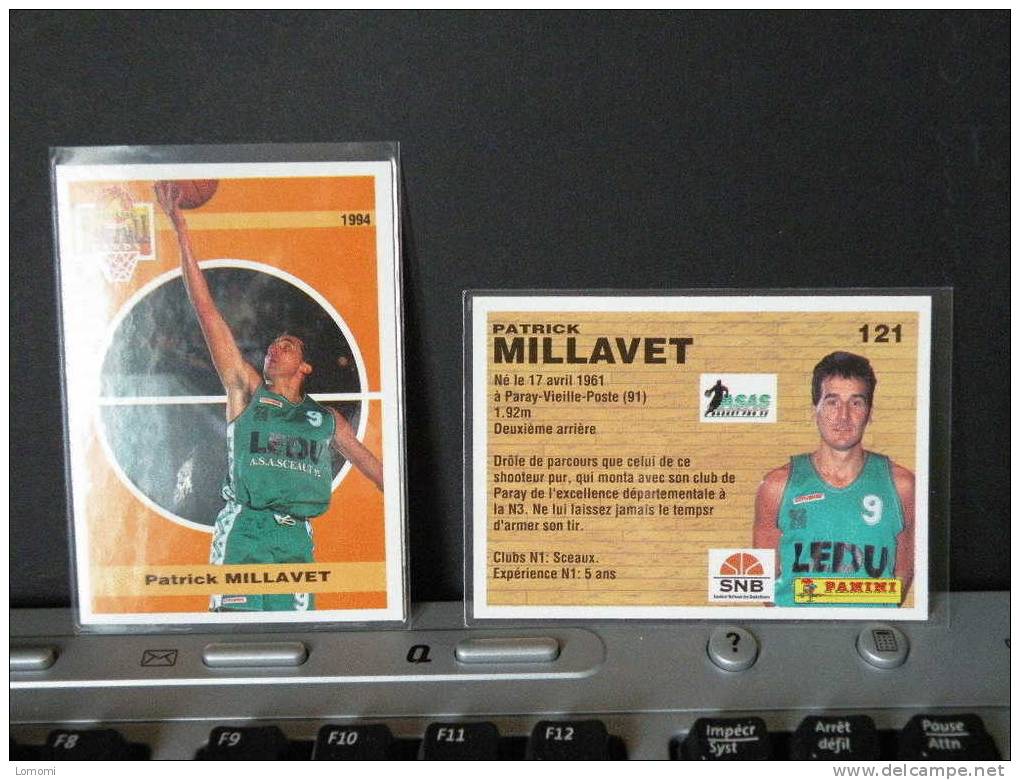 Carte  Basketball  1994 -  Sceaux -  Patrick MILLAVET  - N° 121 - 2scan - Bekleidung, Souvenirs Und Sonstige