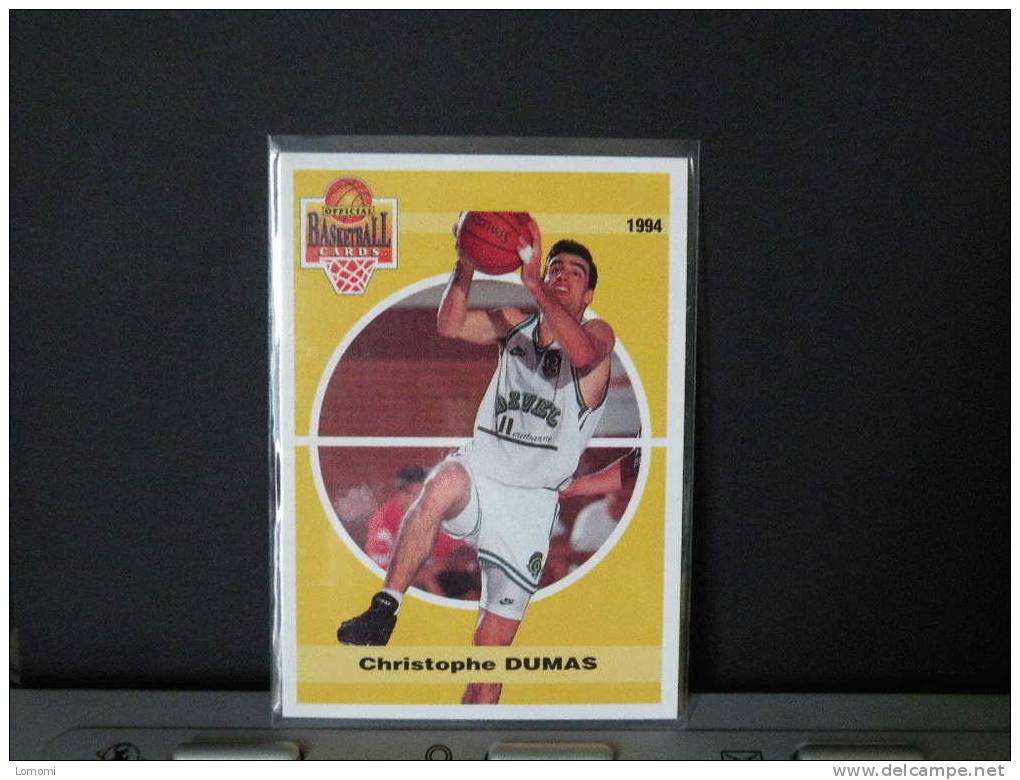 Carte  Basketball  1994 -  Villeurbanne -  Christophe DUMAS - N° 130 - 2scan - Bekleidung, Souvenirs Und Sonstige