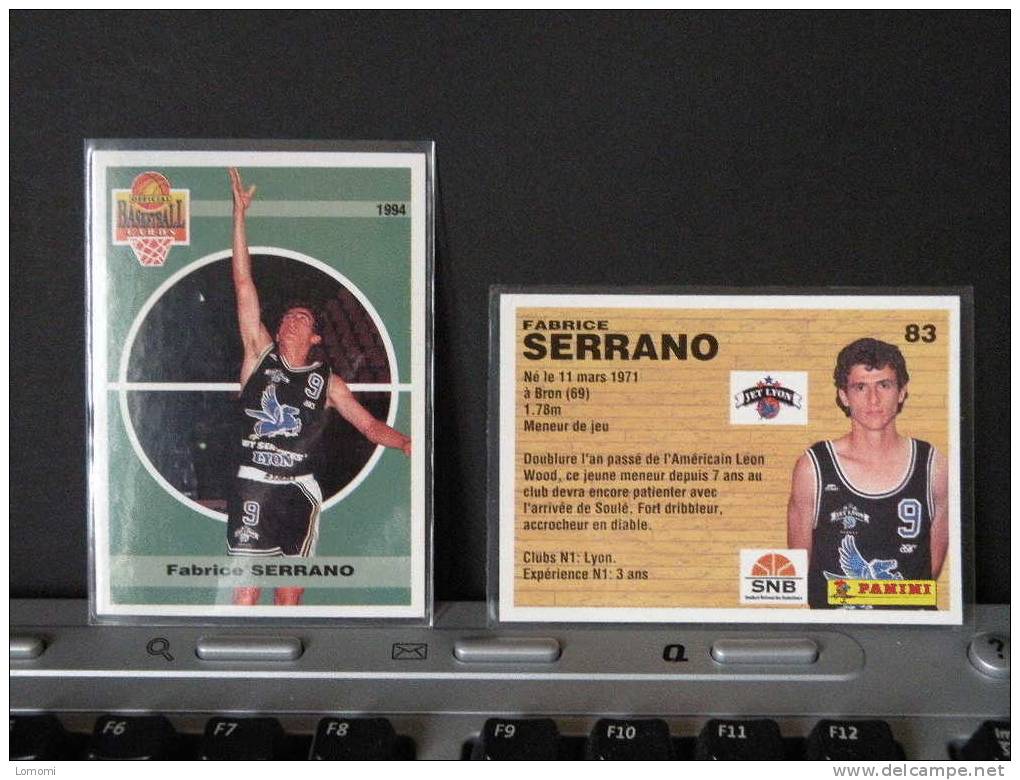 Carte  Basketball  1994 - LYON-  Fabrice SERRANO - N° 83 - 2scan - Kleding, Souvenirs & Andere