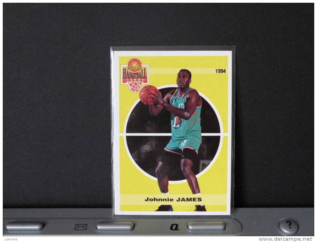 Carte  Basketball  1994 - Châlons -  Johnnie JAMES - N° 16 - 2scan - Apparel, Souvenirs & Other