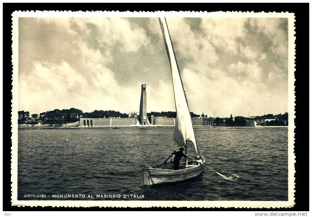 PUGLIA  BRINDISI   CARTOLINA  VIAGGIATA  COME DA FOTO - Brindisi