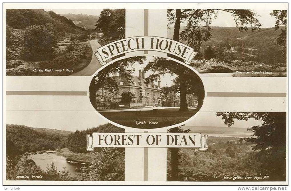 Britain United Kingdom Speech House Forest Of Dean 1952 Used Real Photo Postcard [P196] - Other & Unclassified