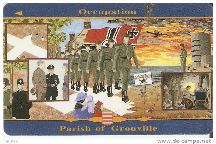 JER-114 TARJETA DE JERSEY DE LIBERATION- OCCUPATION (39 JERK) - [ 7] Jersey Und Guernsey